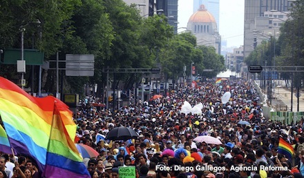 Pride at
                        Reforma Ave.